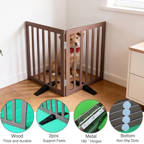ZJSF Freestanding Indoor Dog Gate - Image 5