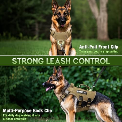 WINSEE Tactical Molle Vest Mesh Dog Harness - Image 3
