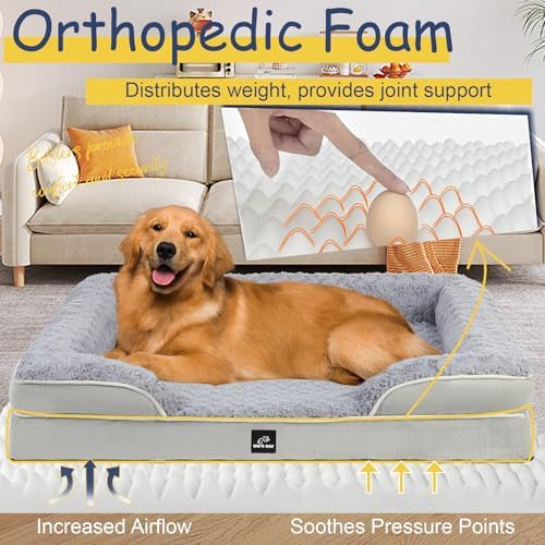 Orthopedic Dog Bed Medium Large Sized Dog, Extra Large Dog Bed - Image 2