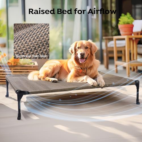 Veehoo 2 Pack Outdoor Elevated Dog Bed - Image 4