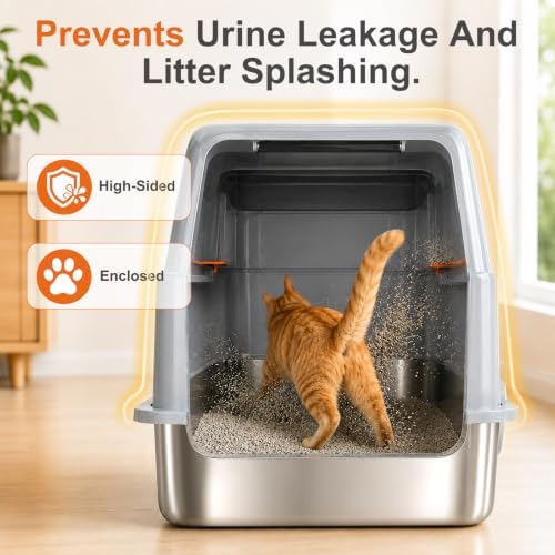 Stainless Steel Cat Litter Box - Image 3