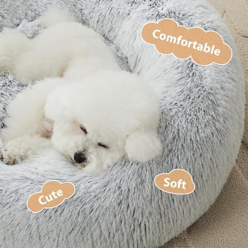 WNPETHOME Large Round Calming Dog Bed Cat Bed - Image 2