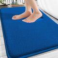OLANLY Memory Foam Bathroom Rugs 30x20, Absorbent Bath Mat, Deep Navy Blue by OLANLY