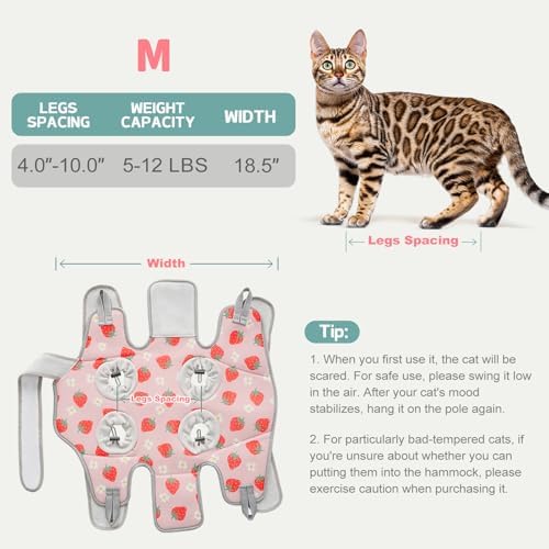 Supet Cat Grooming Hammock Harness - Image 2