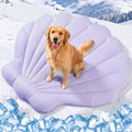Q-Max>0.5 Dog Cooling Mat 47''×47'', Shell Purple by Tivray