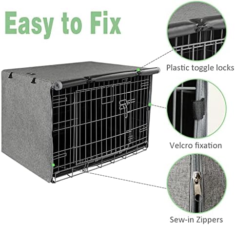 X-ZONE PET Double Door Dog Crate Cover - Image 6