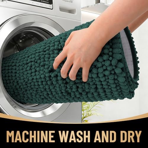 OLANLY Thick Chenille Large Bathroom Rugs Mats 70x46 - Image 4