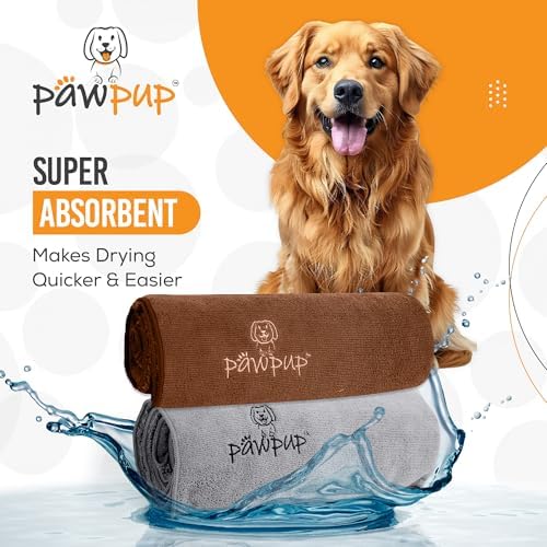 Dog Towels for Drying Dogs Super Absorbent Microfiber Pet Grooming Towel for - Image 3