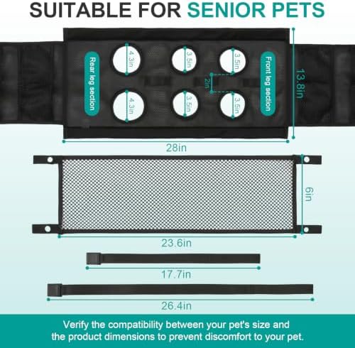 Dog Grooming Hammock for Senior Pets Dogs & Cats, - Image 3