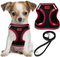 No Pull Dog Puppy Harness and Leash Set Reflective Mesh Vest X-Small by YIMEIS