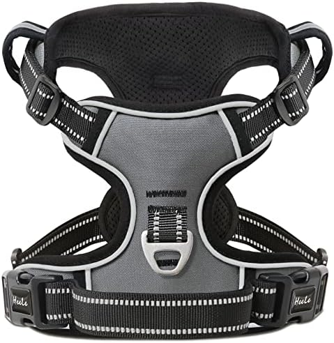 HEELE Dog Harness, No Pull Adjustable Padded Reflective Harness by HEELE