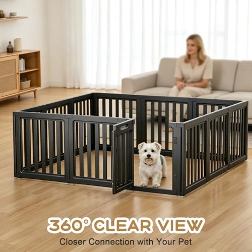 Dog Playpen Indoor, Puppy Playpen, 12 Panels - Image 5