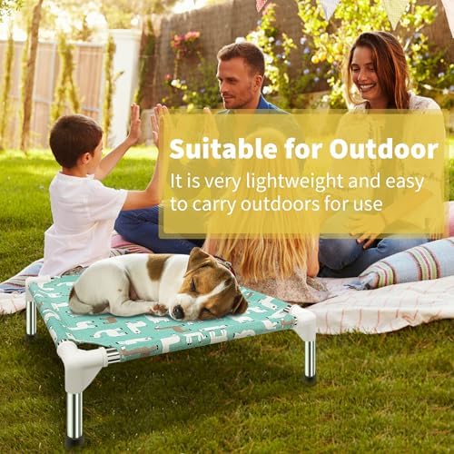 Elevated Dog Bed Pet cot for Small Dogs, Indoor and Outdoor Use - Image 5