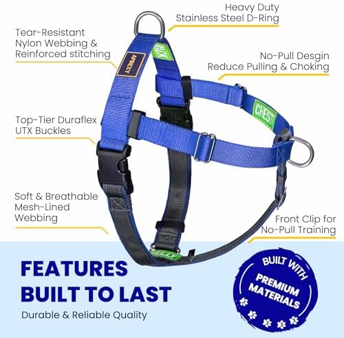 No Pull Dog Harness Front Clip, Medium/Large - Image 3
