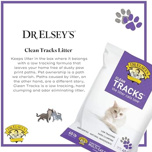 Dr. Elsey's® Clean Tracks Clumping Clay Cat Litter 40 lb. Bag - Image 3