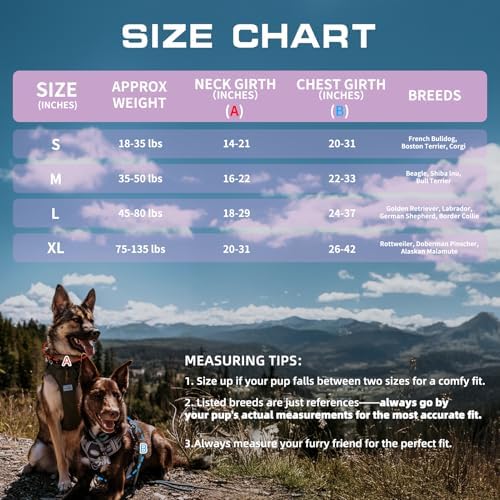 AUROTH Dog Harness for Large Dogs, No Pull Tactical Dog Vest Heavy Duty - Image 6