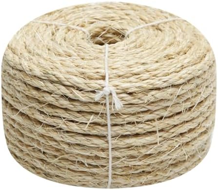 Cat Natural Sisal Rope 8mm 98-Feet by Juomid