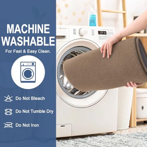 OLANLY Memory Foam Bathroom Runner Rugs 47x20, Absorbent Long Mat - Image 6