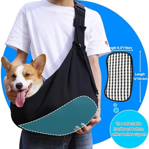 Kanemc Dog and Cats Carrier Sling, Puppy Small Pet Carrier Up to 16.5lbs - Image 3