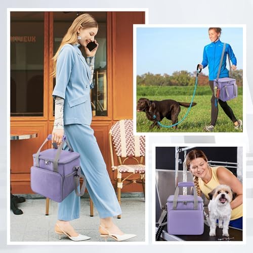 SMYV Pet Grooming Bag for Dog Grooming Supplies, Dog Tote Travel Bag for Pets - Image 6