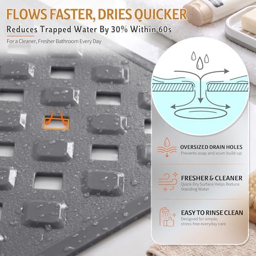 Yimobra Bathtub Mat Non Slip, Long Anti Slip Bath Tub Mat - Image 2