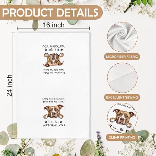 Funny Pitbull Pit Bull Dog Kitchen Towels Accessories Decor, Pitbull Pit Bull - Image 7