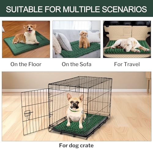 4 Pcs Dog Crate Pad Washable Cat Dog Pet Bed Medium Mat 36 inch Color Blend - Image 5