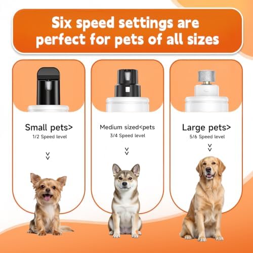 ALLENERGY Dog Nail Grinder, Ultra Quiet Pet Nail Clipper - Image 4