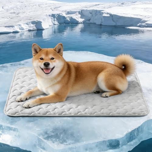 GASUR Cooling Mat for Large Dogs, Q-Max>0.5 Instant Temp Drop Dog Cooling Mats by GASUR