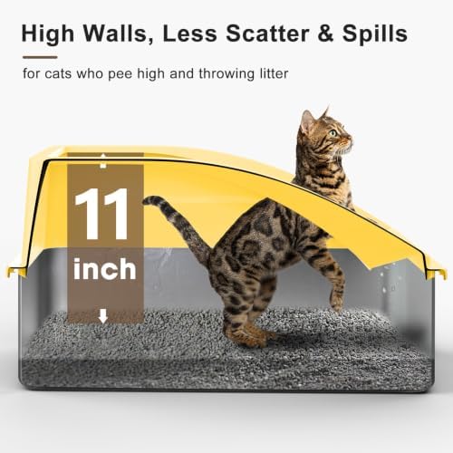 AIPERRO Stainless Steel Litter Box | XL Metal Cat Litter Boxes - Image 4