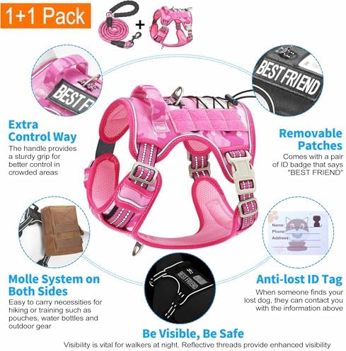 Beebiepet Tactical No Pull Dog Harness - Image 4