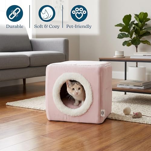 Cat House - Indoor Bed with Removable Foam Cushion - Cat Cave - Image 2