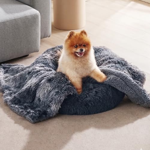 Bedsure Waterproof Dog Blanket for Small Dogs Cats Fluffy Faux Fur by BEDSURE