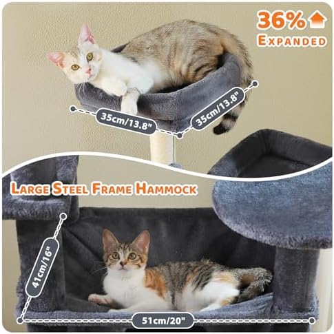 PAWZ Road XXL 81" Cat Tree Large Cats - Image 4