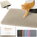 Cat Litter Mat 12"x12", Double Layer EVA litterbox Mat by BLISSSTORM