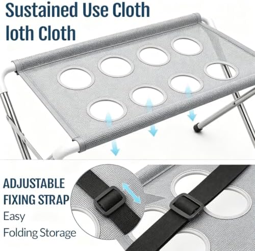 Dog Grooming Hammock, Foldable Pet Grooming Stand - Image 5