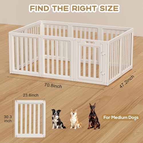 Dog Playpen Indoor, Puppy Playpen, 10 Panels - Image 3