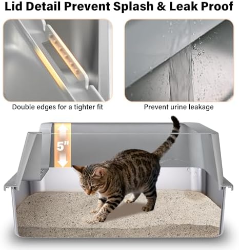Stainless Steel Cat Litter Box - Image 6