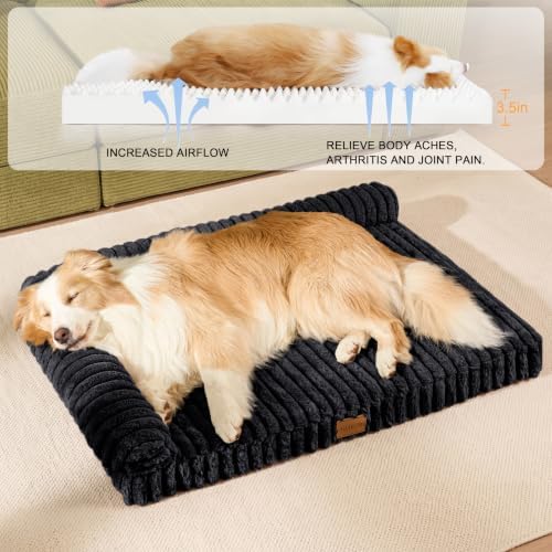 Orthopedic Large Dog Bed Furry Pet Bed, Washable Cover 36''X24'' - Image 5