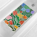 Plant Bathtub Mat Non Slip for Kids 27x16in Botanical Anti Slip Bath Mat for by Denifeiya