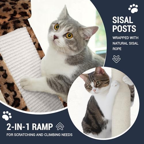 Allewie 68 Inches Cat Tree/House and Towers - Image 4