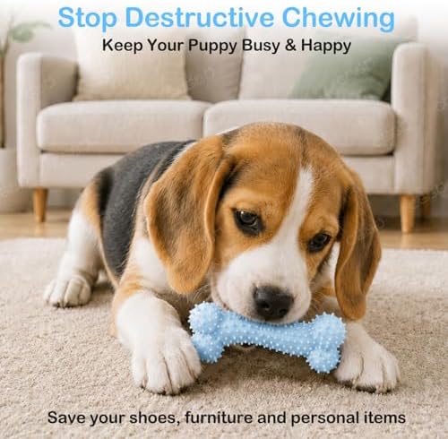 Puppy Toys, 6 Pack Dog Chew Toys, Teething Toys - Image 3