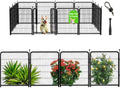 Getlay Dog Playpen 36 Inch 14 Panels, Dog Play Pen Indoors, Garden Fence by Getlaygardenfence