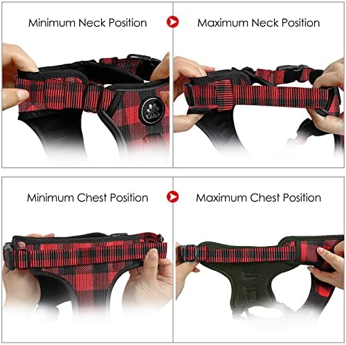 NESTROAD Dog Harness for Small Sized Dog, No Pull Dog Vest Harness Set - Image 5
