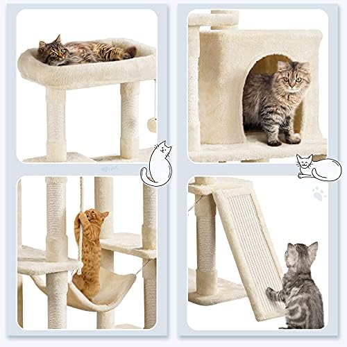 Yaheetech 63in Sturdy Large Cat Tree - Image 3
