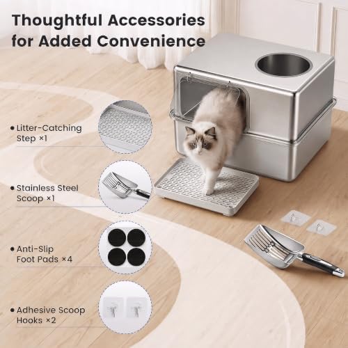 Stainless Steel Litter Box - Image 6