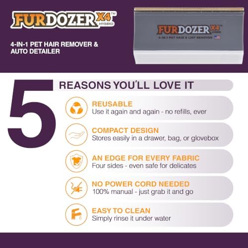 Neater Pet Brands FurDozer X4 Hybrid Pet Hair Remover - Image 6
