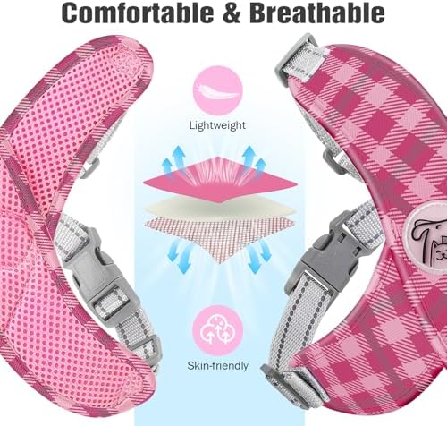 Pawaboo Small Dog Harness and Leash Set, Puppy Harness X-Frame Adjustable - Image 5
