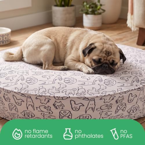 Molly Mutt Only You Dog Bed Duvet Cover, 100% Cotton Canvas Cover - Image 6