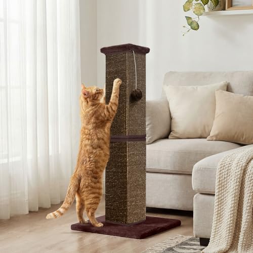 Cat Scratching Post for Indoor Cat, 32 Inch Large Cat Scratcher - Image 5